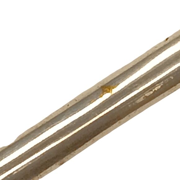 Vintage Bombilla Yerba Mate Straw 800 Silver Gold Gilt Accents Scroll Design 8" - Picture 8 of 14